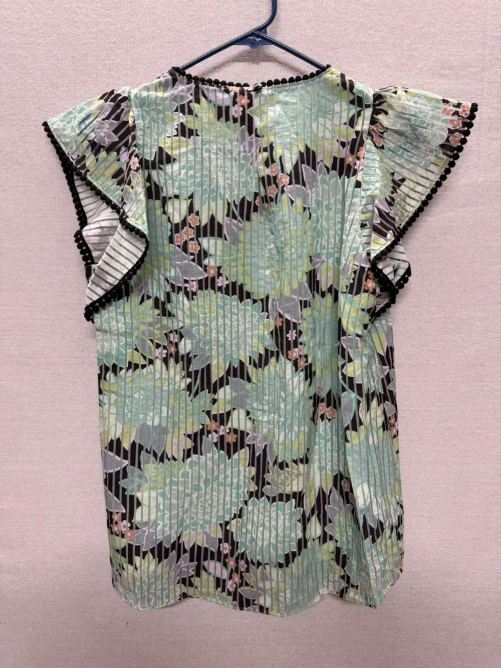 Kate Spade Dahlia Bloom Burnout Top - size S